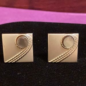 Men’s Swank square pewter cufflinks